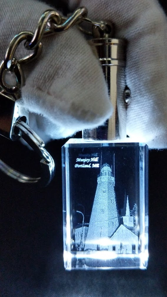 Portland Maine Souvenir Keychain: Munjoy Hill Observatory